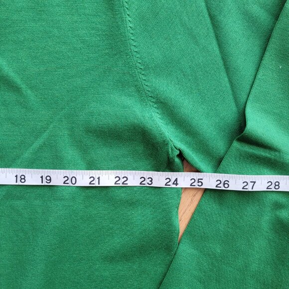 Tommy Bahama Sweater Silk Nylon Blend Green Pullover Long Sleeve L - Picture 9 of 11